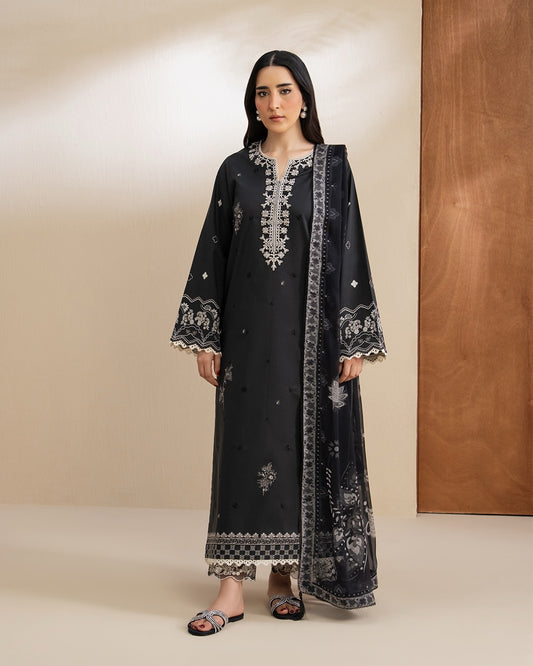 BLACK NEELUM – 3PC EMBROIDERED