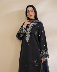 BLACK NEELUM – 3PC EMBROIDERED