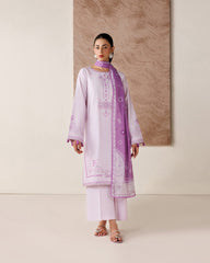 LARA – 3PC EMBROIDERED COTTON SUIT