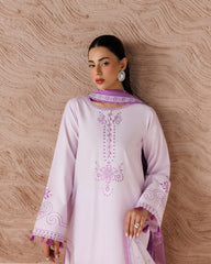 LARA – 3PC EMBROIDERED COTTON SUIT