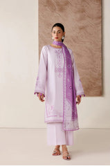 LILAC BLOOM – 3PC EMBROIDERED COTTON