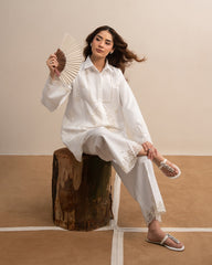 WHITE MAHRU – 2PC EMBROIDERED