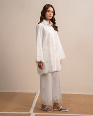 WHITE MAHRU – 2PC EMBROIDERED