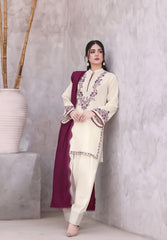 MAHEEN – 3PC COTTON FARSHI SHALWAR