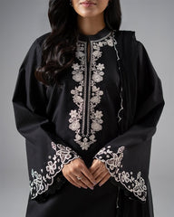 MAHEEN – 3PC EMBROIDERED COTTON SUIT