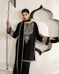 BLACK AIZA – 3PC EMBROIDERED