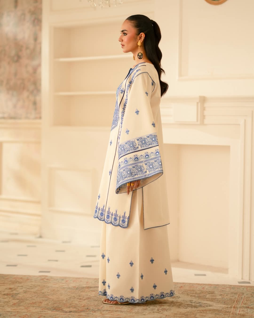 PORCELAIN – 3PC EMBROIDERED
